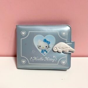 Vintage Y2K Mcbling 1999 Sanrio hello kitty blue angel wallet